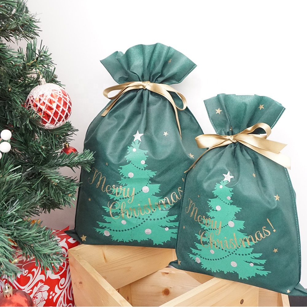 Huadefeng China Suppliers Non Woven Promotional Bag Packing Christmas Gift