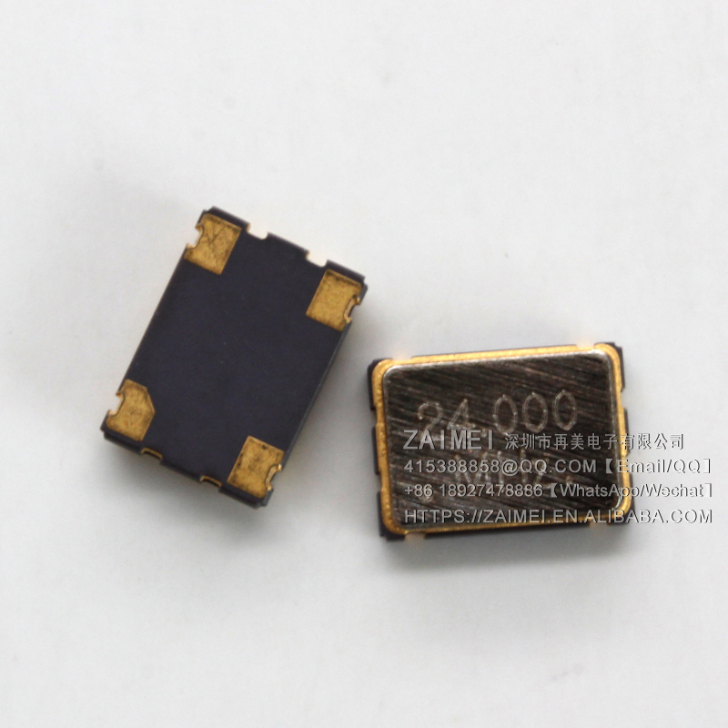 Активный кварцевый генератор SMD объем 5*7 мм 24 МГц от 24 мес. до 4-pin с украшением в виде кристаллов тактовый генератор 7050