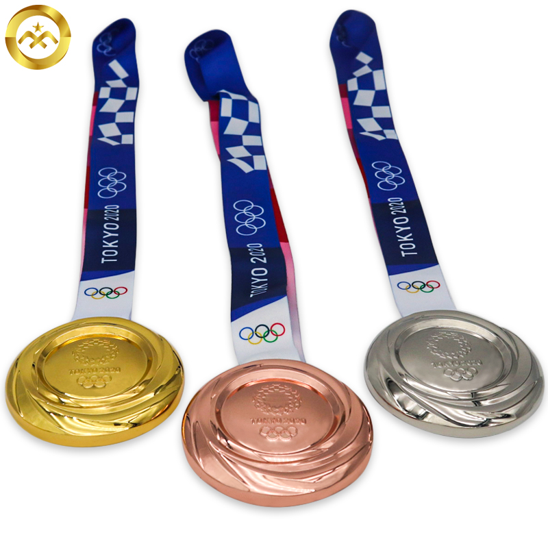 In stock 2020 Tokyo Olym pic Games medals metal sports medals