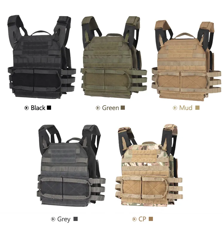 New Design JPC 2.0 Vest Military Army Lightweight Tactical Vest Molle Airsoft Baintball Vest With Jumpable Plate Carrier