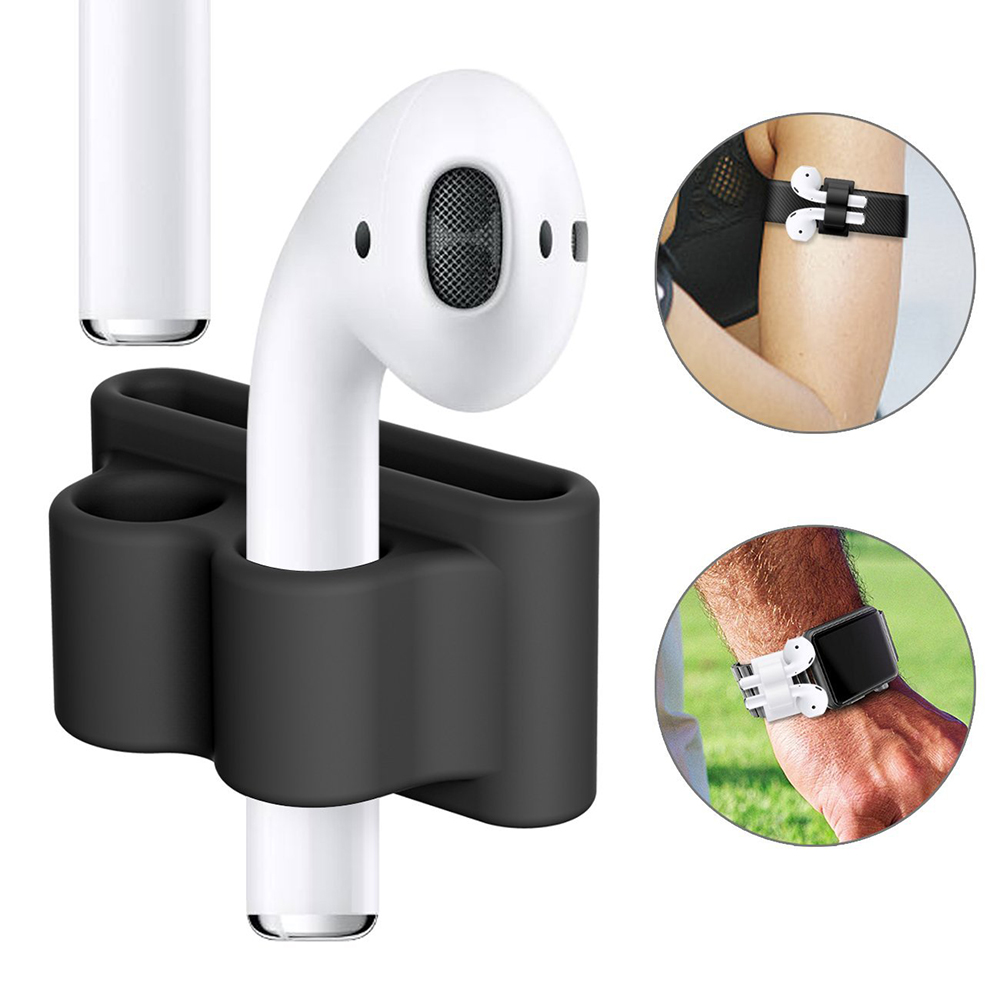 silicone watch wrist strap aint lost pro holders silicon watch band holder for apple for airpods for air pod