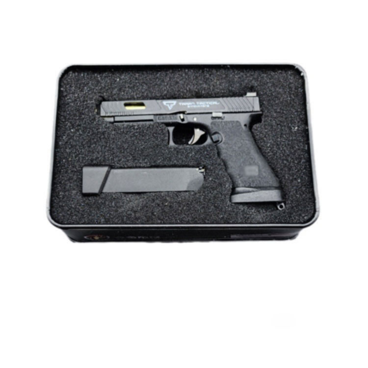 Factory Price Alloy Empire 7.5 cm TTIG34 1:3 Mini Toy Gun Keychains Detachable Gun Model Eject Bullets