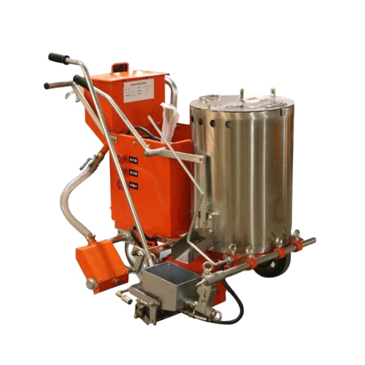 Thermoplastic hot melt line road marking machine for sale