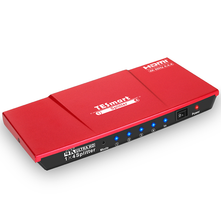 Горячая продажа Tesmart завод HDCP 2,2 1x4 60hz 4k Hdmi сплиттер
