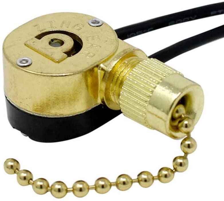 3A 125V 1A 250V Ceiling Fan and Light Control 3 Position Pull Switch Ceiling Fan Parts