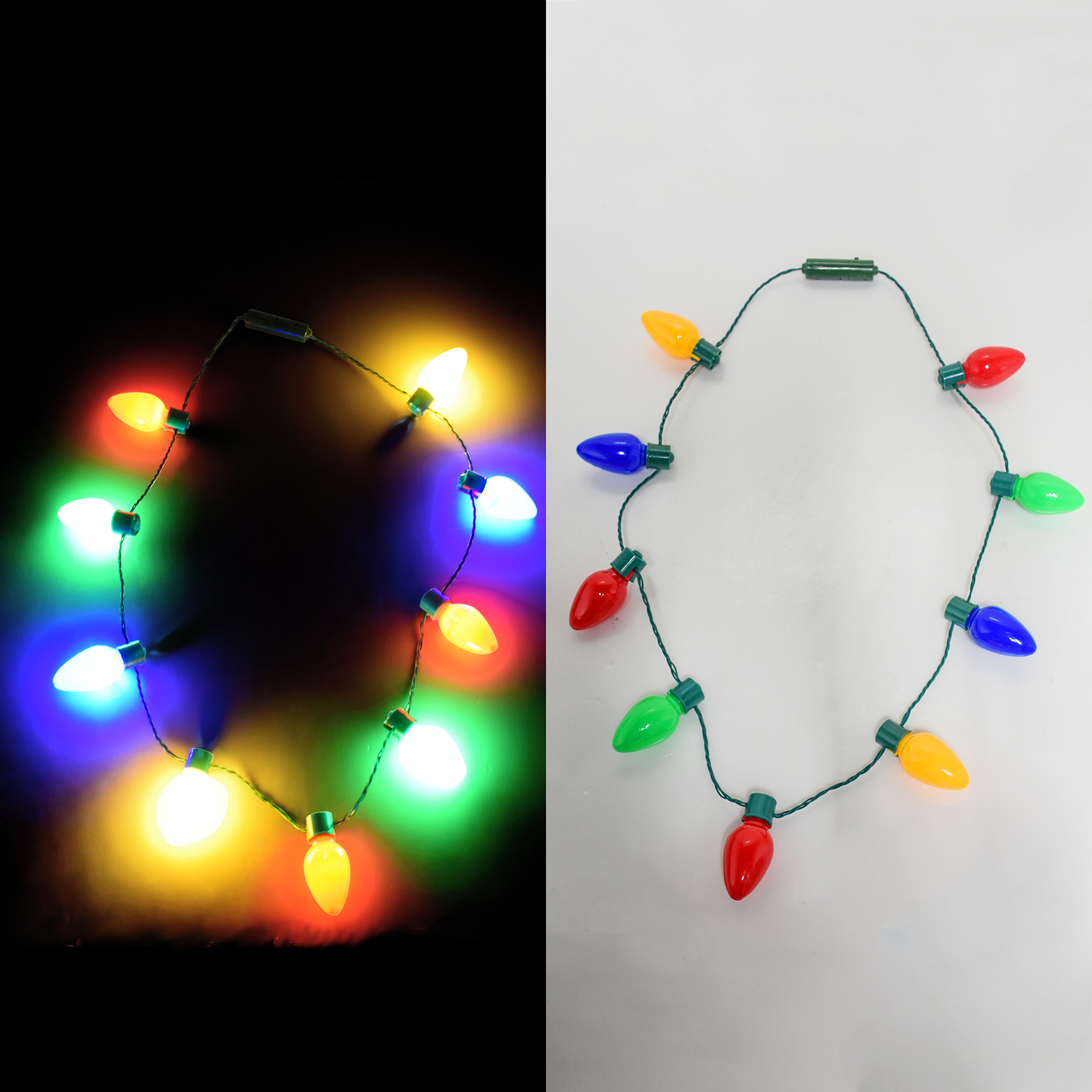 Chains Light Up Kids Chain Luminous Bulb Necklace