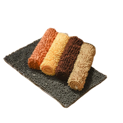 100% polyester microfiber chenille excellent antiskid machine-washable bibulous perfect non-slip carpet