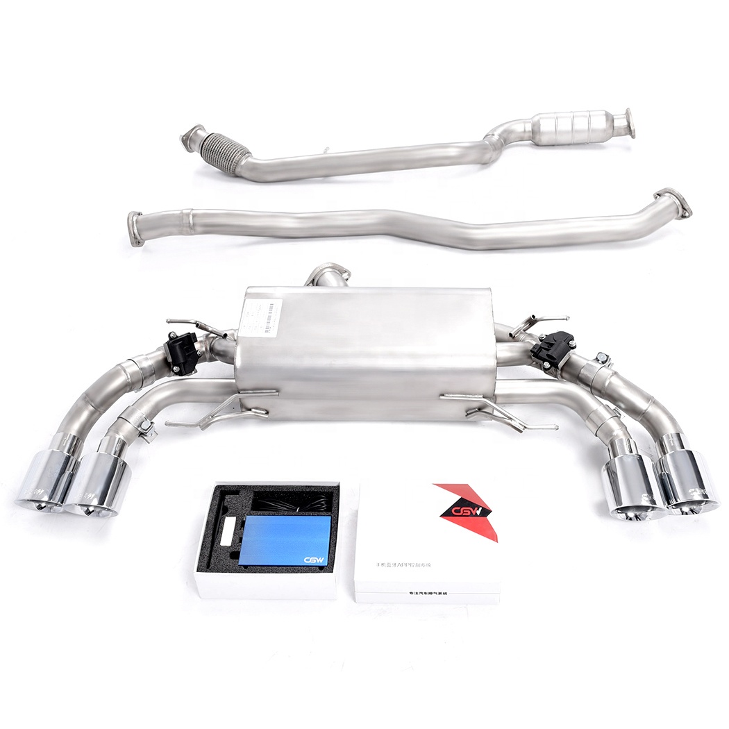 Factory design customization 304 stainless steel cat-back Exhaust system for Alfa Romeo Giulia 2.0T