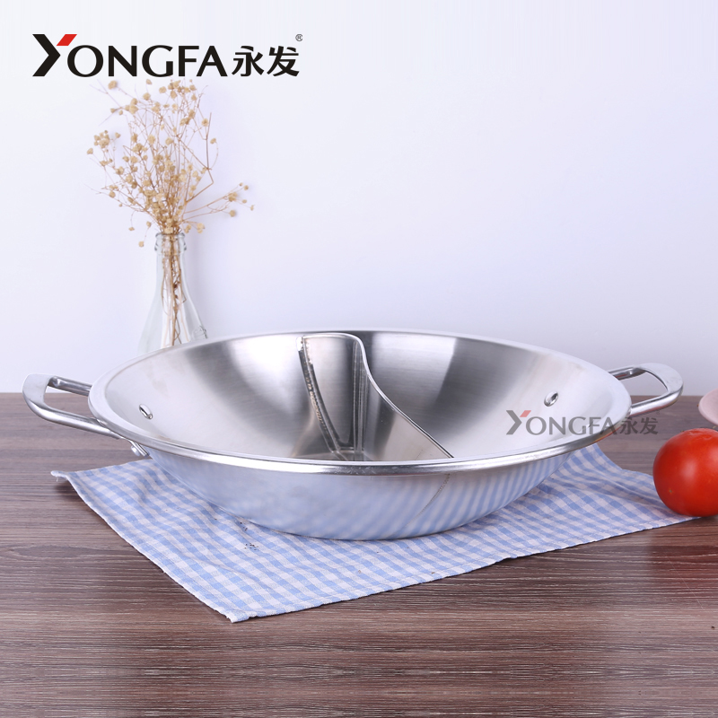 Yongfa кухонная утварь, лидер продаж, кастрюля, набор кухонной посуды, Прямая продажа с завода, китайские кастрюли для супа из нержавеющей стали и без крышки