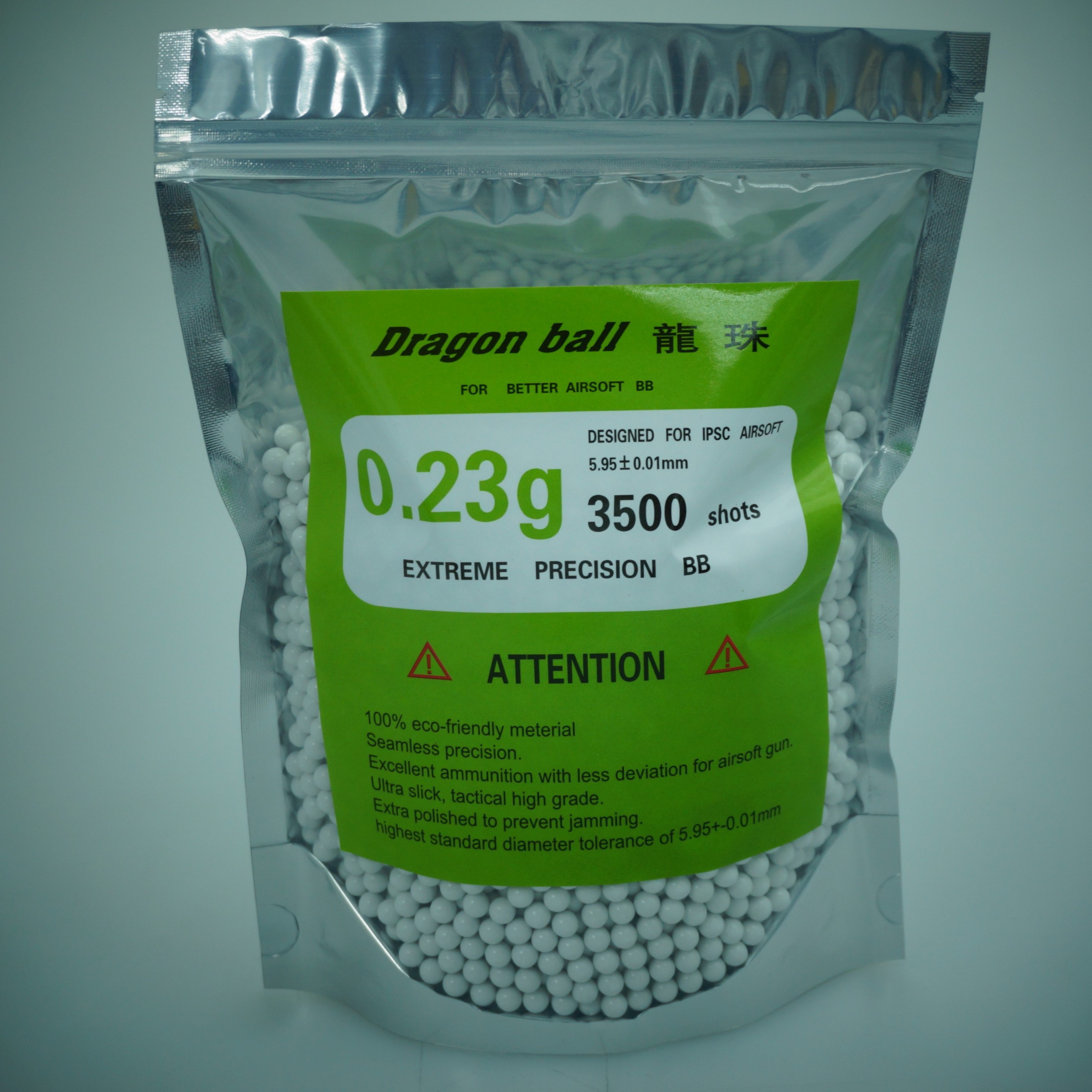 0.23g 6mm Biodegradable Airsoft BBs, toy airsoft accessory Ball,