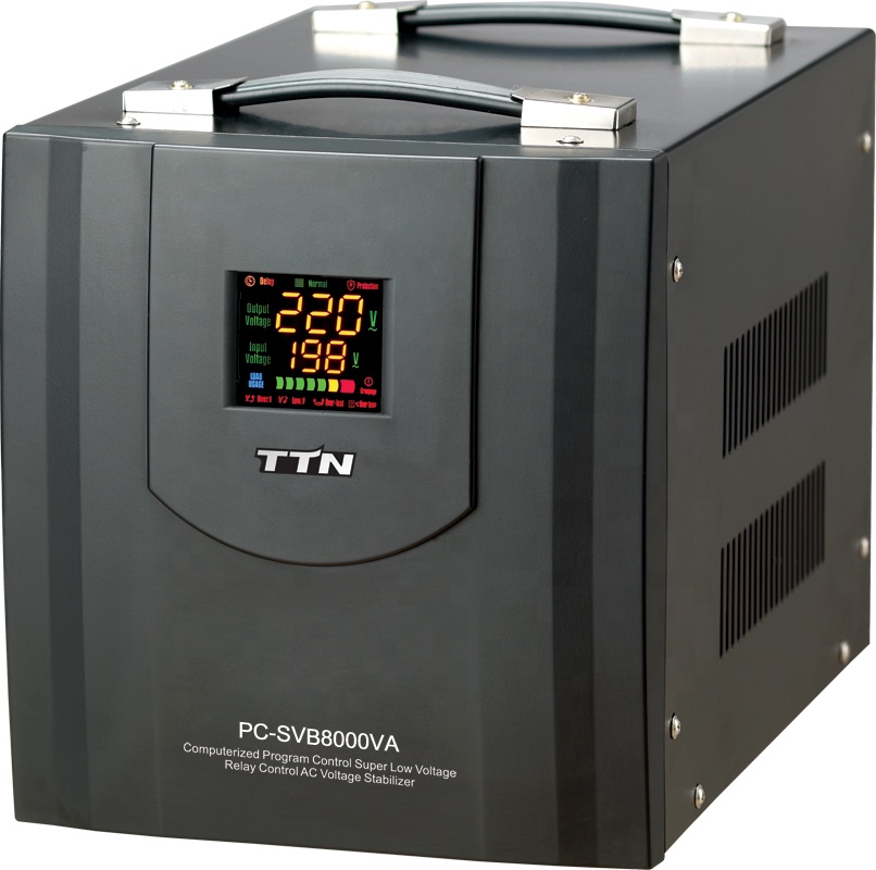 TTN PC-SVB 10000VA 240V AC Регулируемый релейный автоматический регулятор напряжения