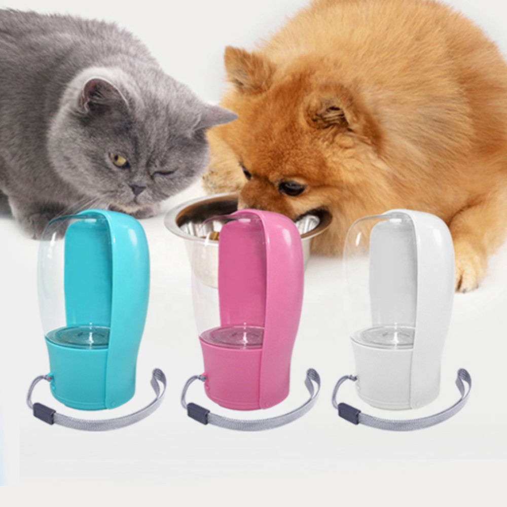 Переносная двухсторонняя бутылка для воды для собак Hunde Trinkflasche