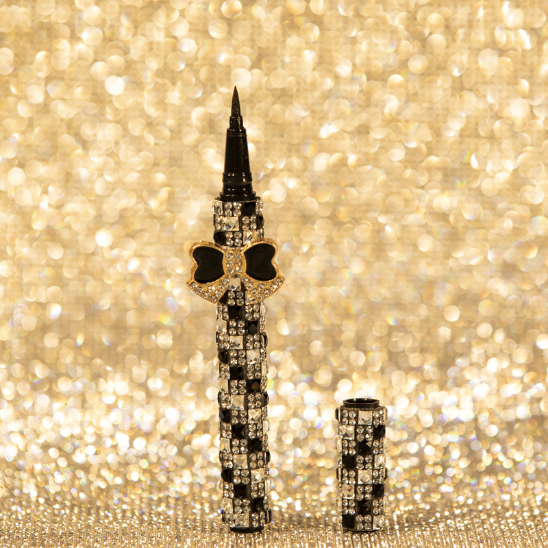 Bling Bling Liquid Eyeliner Packaging Custom Magnetic Eyeliner Lash Glue Pen Waterproof Glitter Eyelash Glue