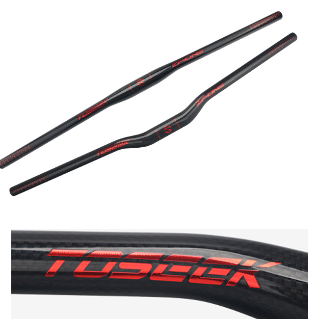 Плоский руль 3k 580/600/620/640/660 mtb, верхний руль велосипеда, велосипедные Рули из углеродного волокна