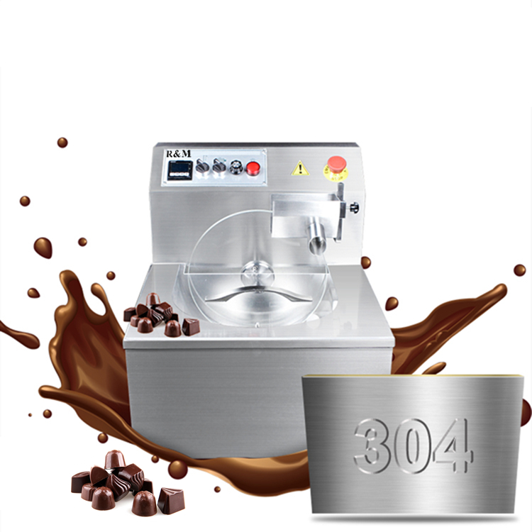 R & M мини enrobing автоматическая машина для закалки choclate bar 100 плавления enrober и закалки машина для плавления шоколада