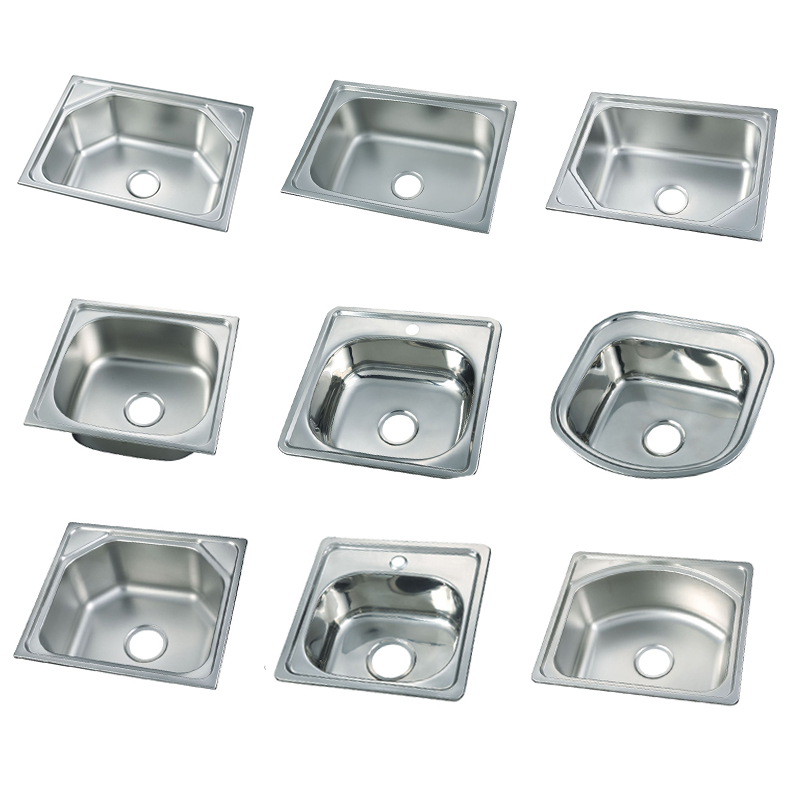 OEM ODM Design Commercial Mobile Snack Cart Caravan RV Stainless Steel Single Bowl Sink Caravan Kitchen Sink