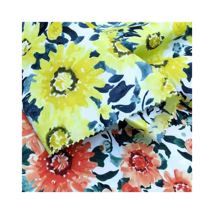 Fine Quality Custom Print Woven Ramie Fabric Suppliers for Women Skirts