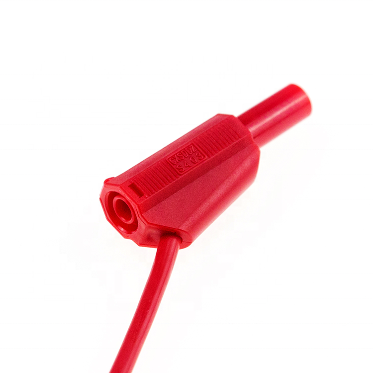 4mm Shrouded Stackable Banana Plug Safety Test Leads