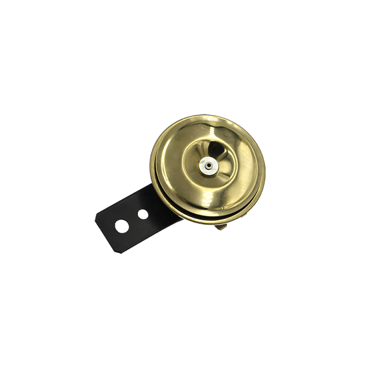 new 2021 100-105db Electric Gold Iron Bell Pressure Motorcycle Horn Music