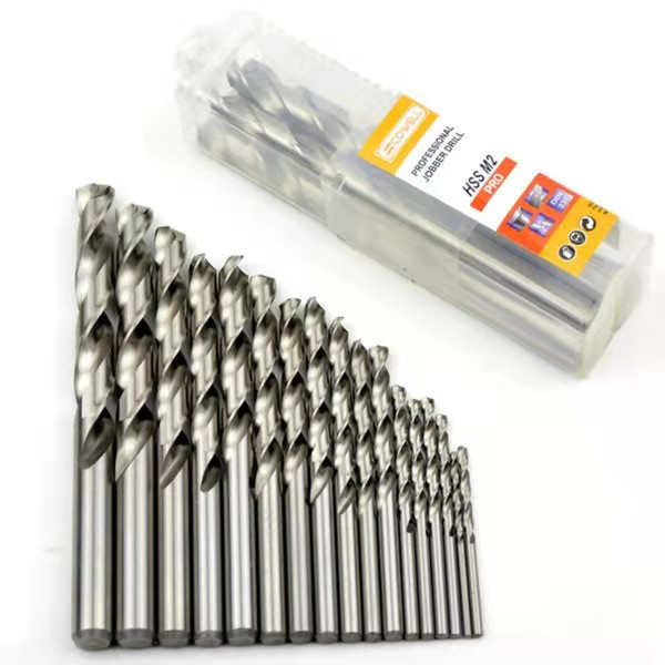 Hss Straight Shank Carbide Twist Drill Bit For Soft Metal Cast Iron Steel
