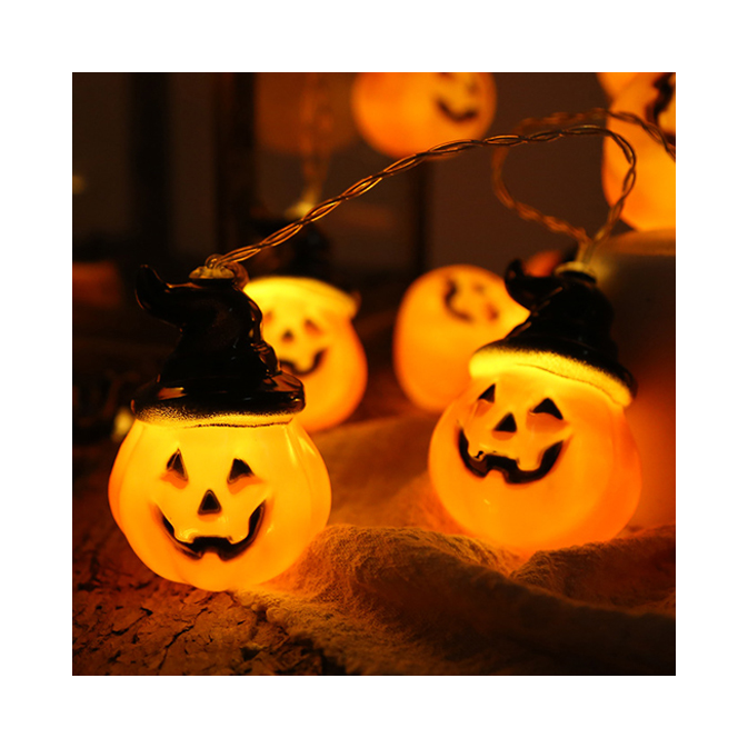 New Style Halloween pumpkin lantern LED string lights Halloween Party Decoration Hanging Lights
