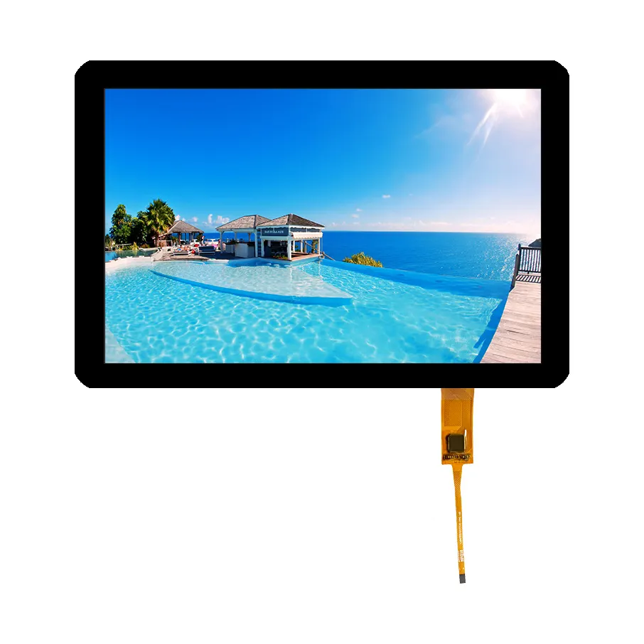 High Brightness 1000 Nits 10.1" LCD 1280x800 TFT LCD Display 10.1 LVDS LCD IPS With Capacitive Touch Screen
