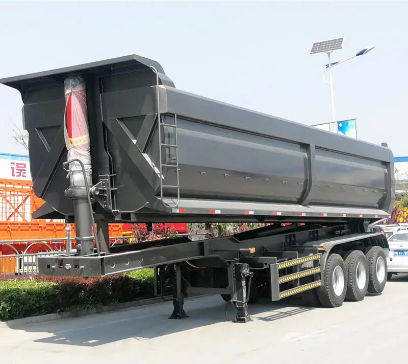 China Good Quality U shaped End Rear Tipper Dumper Dump Semi Truck Trailer Manufacturers