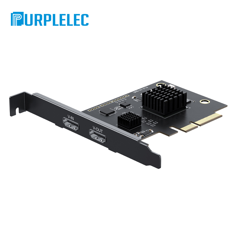 Purplelec AC-VS2583 захват видео monster внутренний pcie 2CH HDMI 4K 60fps игровая карта захвата для прямые трансляции