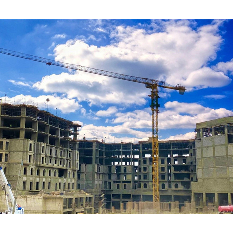 China Manufacturing Tower Crane XGA6013-8 8 ton 60m tower crane QTZ100 hydraulic tower crane with accessories