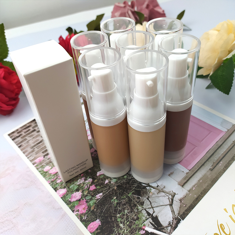 Natural Skin private label body full cover Vegan liquid foundation packaging