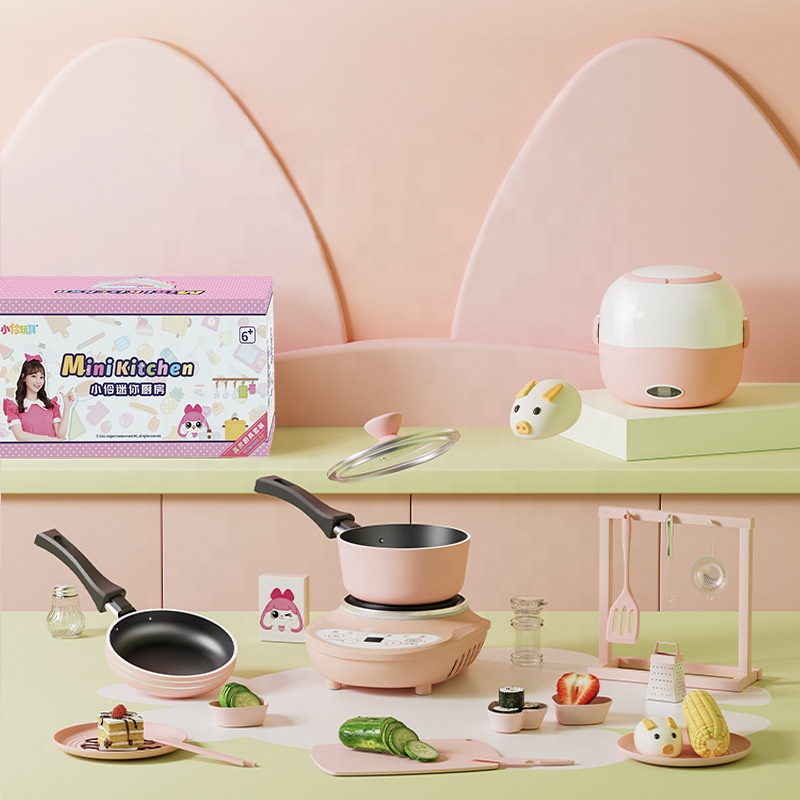 Игрушки Xiaoling, настоящая кухня, мини приборы для приготовления пищи, игрушки, полный набор игрушек для игрового домика