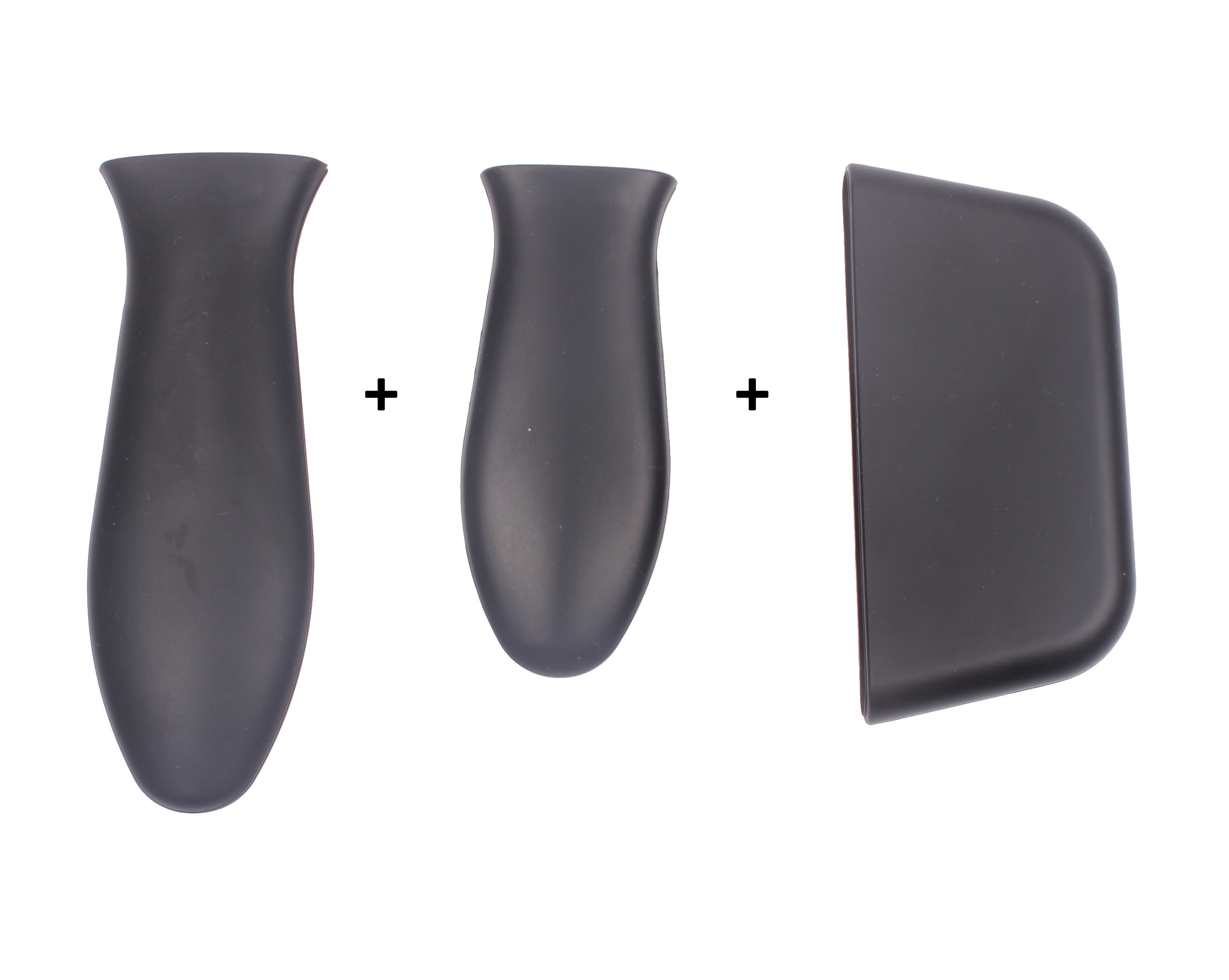 3PCS Silicone Hot Handle Holders Handle Cover Pot Holders For Cast Iron Carbon Steel Pans Skillets Aluminum Cookware Handles