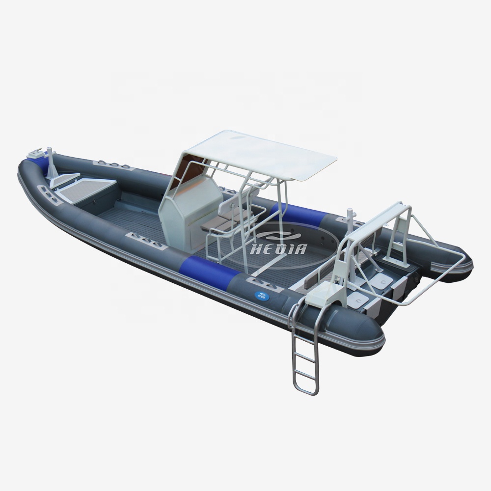 Ce 25ft rib 760 гипалон, надувная лодка, роскошная алюминиевая ребристая лодка 860 с мотором