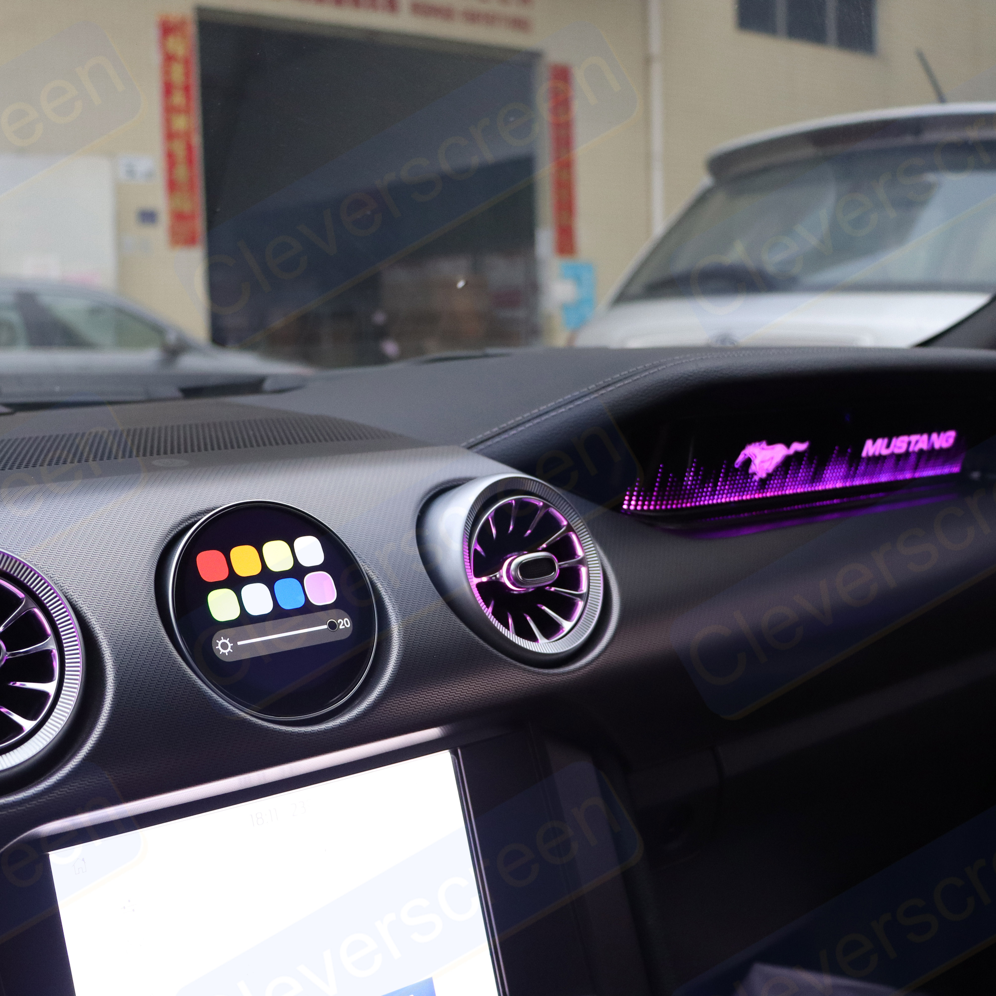 Декоративная пластина для приборной панели автомобиля, для Ford Mustang 2015-2022
