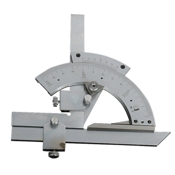 High-precision Universal Vernier Bevel Protractor 0-320 Degree Angle Adjustable Vernier Protractor