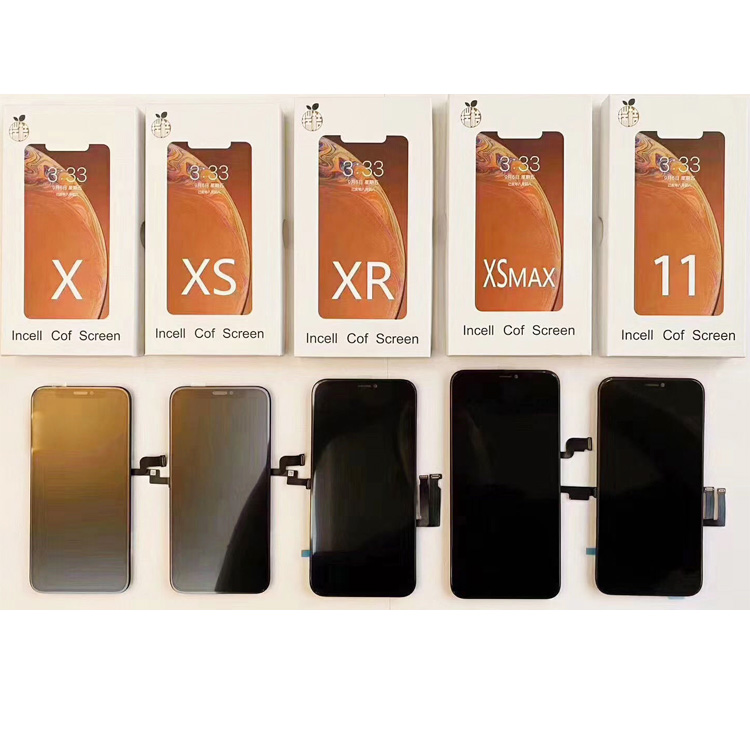 Для iPhone XR Screen ( MX, RJ, SL, JK) сменный дисплей TFT LCD сенсорный экран дигитайзер в сборе, металлическая задняя пластина опционально