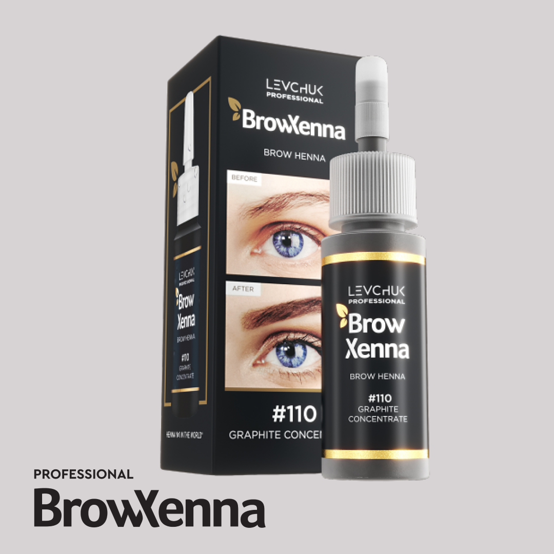 BrowXenna 1 vial, (Graphite concentrate)