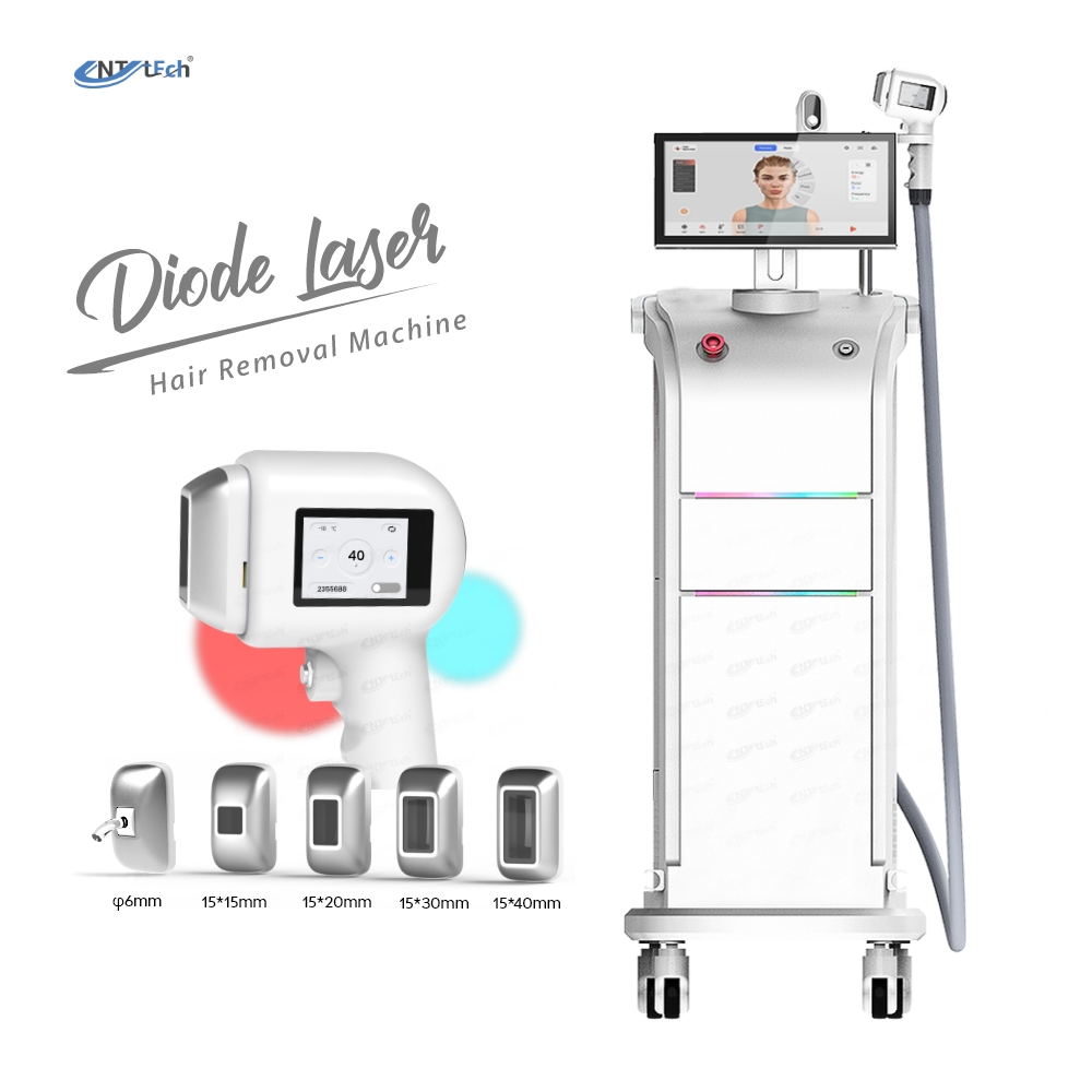 Medical CE 1200w Laser Diodo 808nm Laser Hair Removal 4 Wavelength 755 1064 808nm Diode Laser Hair Removal machine