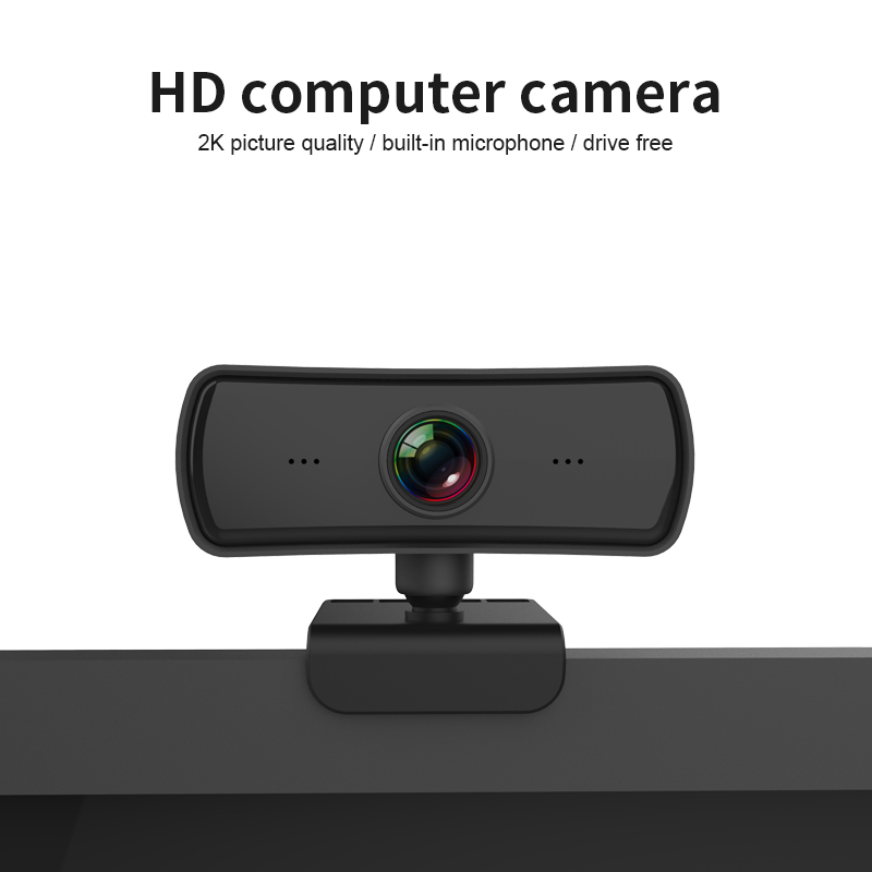 Pogo HD 2K веб-камера для онлайн школы и встреч USB веб-камера с микрофоном веб-камера для сети Broadcas