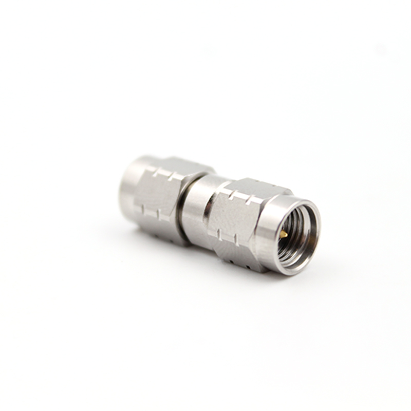 Millimeter Wave Stainless Steel Adapter 1.85 Male To 2.92 Male