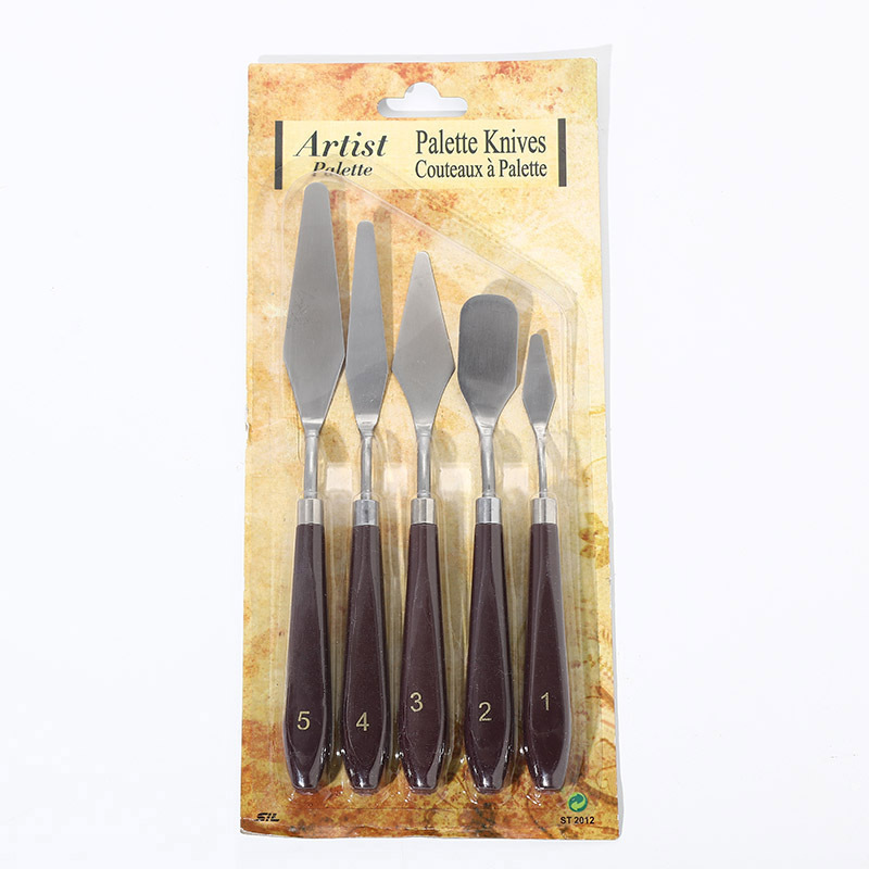 Amazon hot sale 5pcs a set palette knife painting knives