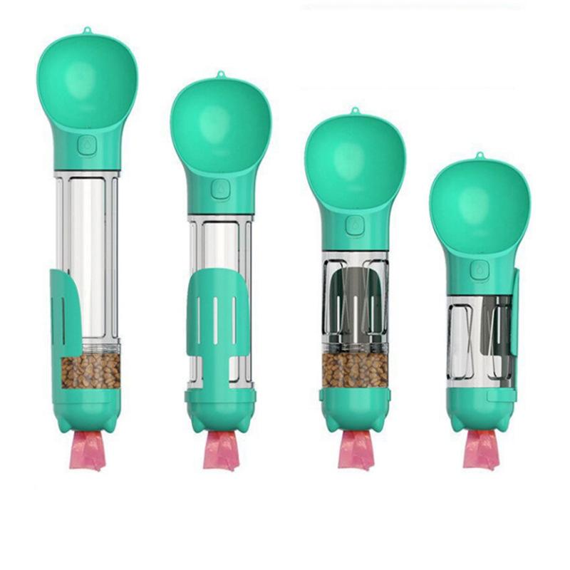 Wholesale hot sale Amazon 2021 factory Portable Pet Outdoor Water Feeder Dog Plastic Travel Bottle Water Dispenser