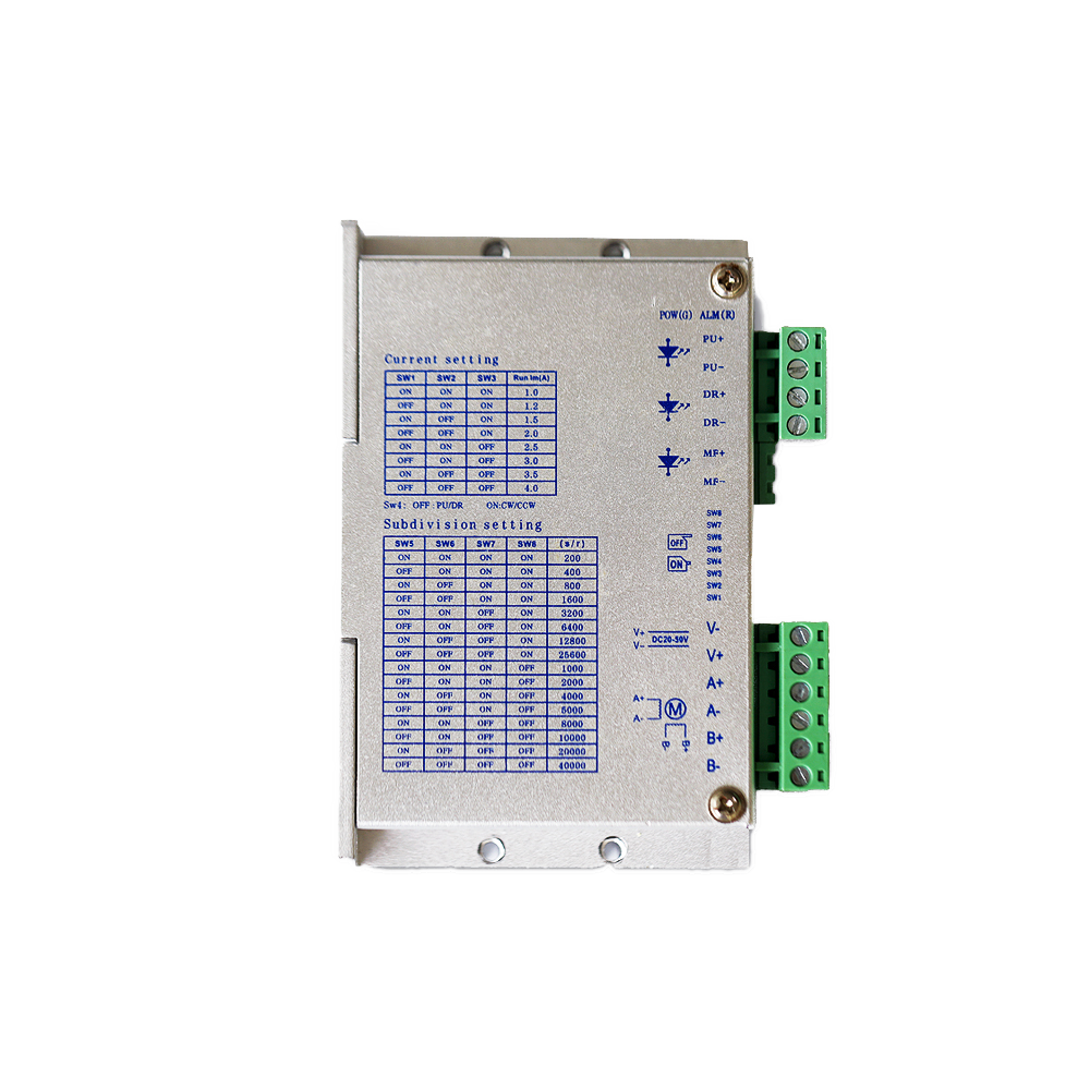 Надежный и хорошая китайская фабрика 2 фаза RS232 RS485 поддерживает DC20-50V 24V 48V 6A DSP цифровой драйвер двигателя