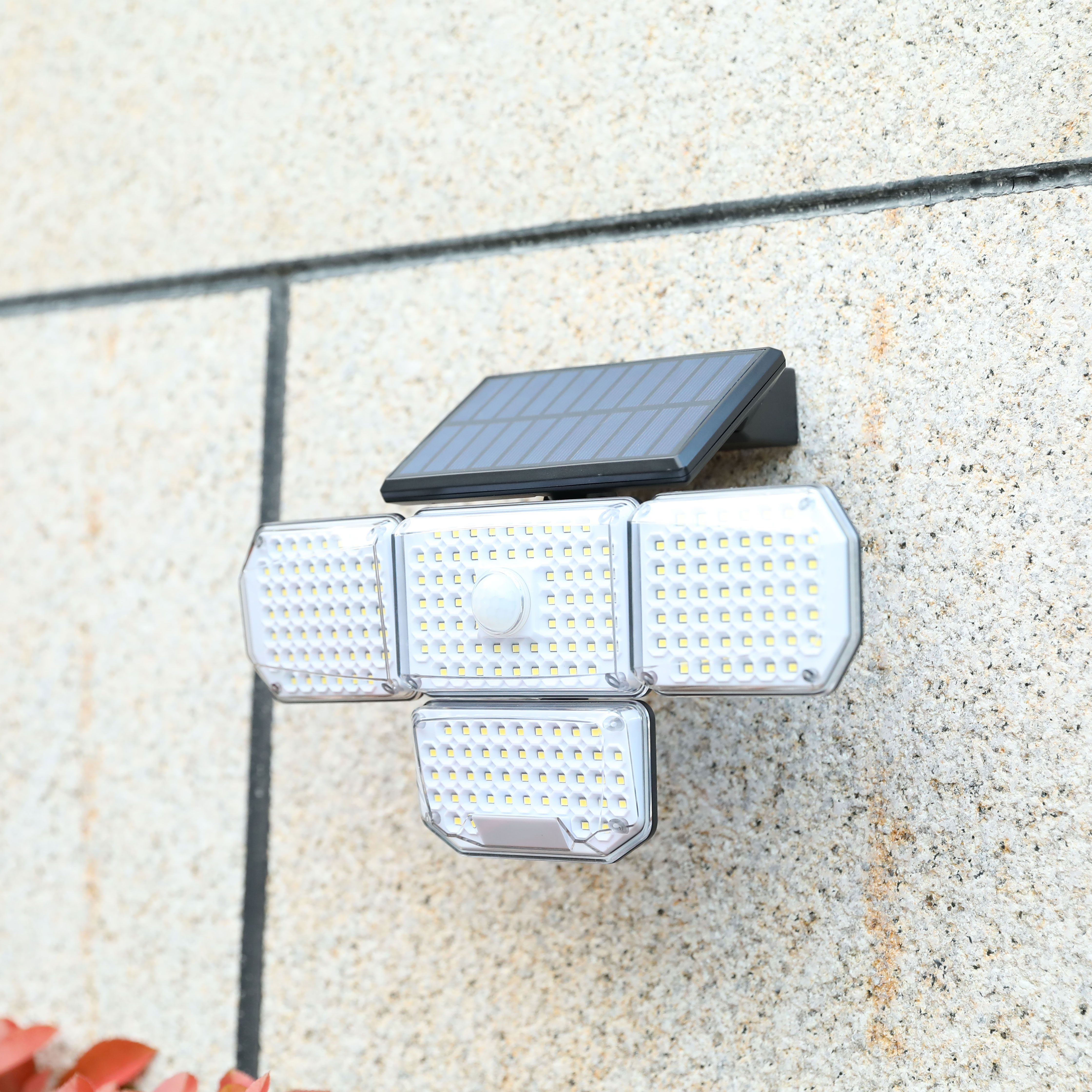 214LED High Power 3 Heads wall light outdoor modern automatic sensor night light
