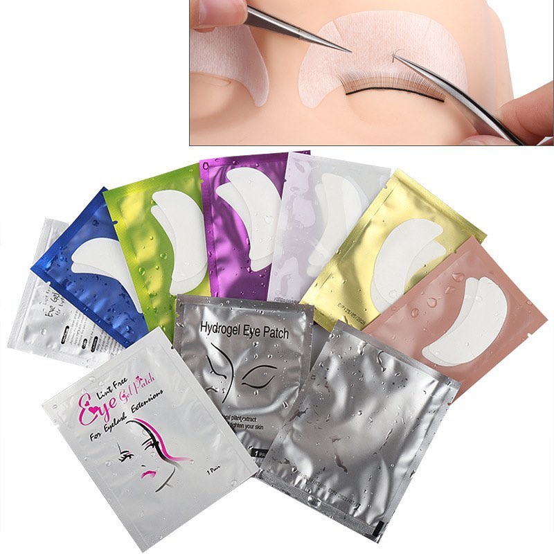 wholesale Lint free eye lash patch Collagen tape under eye pads gel patch for eyelash extensions false lashes vendor