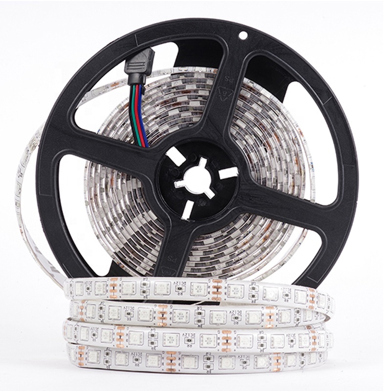 Rgb 12 В Водонепроницаемая Ip65 5050 Smd гибкая светодиодная лента с изменением цвета