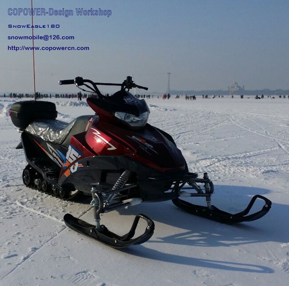 SnowEagle180 снегоход для собак, резиновая гусеница для снегохода, продажа электромобиля для двигателя (напрямую с завода)