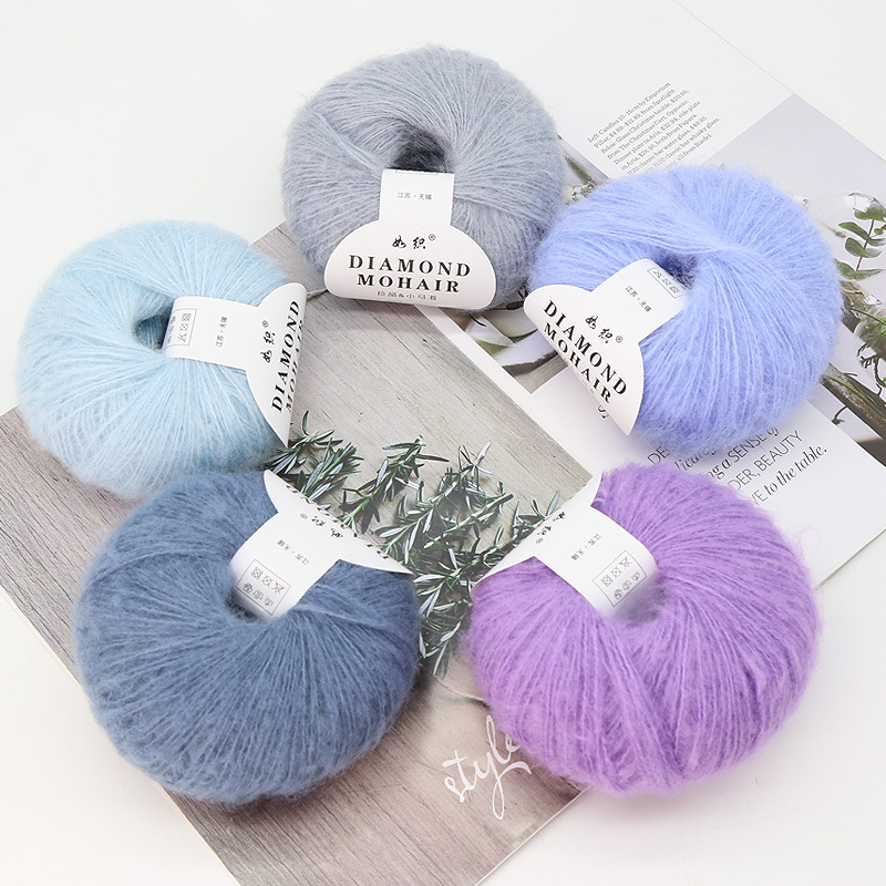 Hot Sale Yarn Craftsman DIY Mohair Yarn for Hand Knitting Sweater Scarf Shawl 25g Ball Yarn