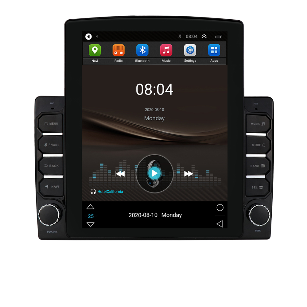 2 din двойной Din 9,7 дюймов Tes la CAR AUDIO MP5 GPS Android DVD Радио стерео плеер