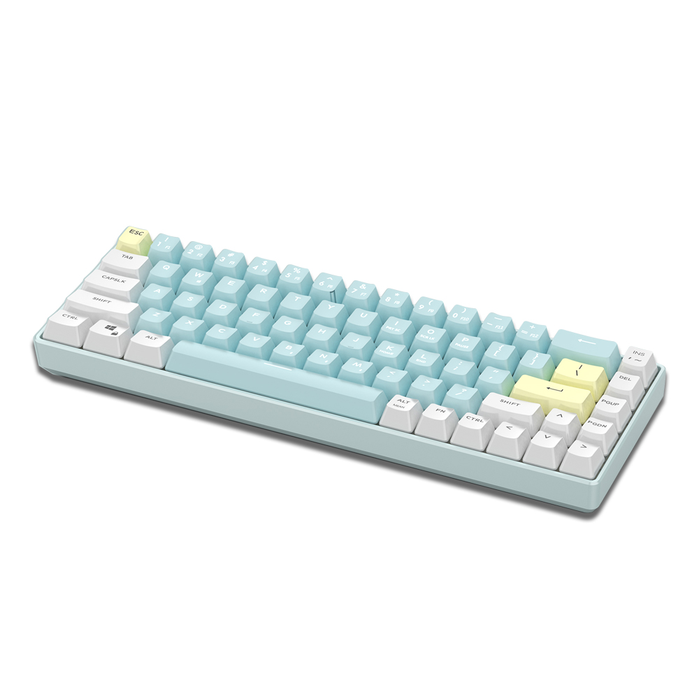 68 Keys Hot Swap Wireless Keyboard Gaming Usb Wired Keyboards gamer mechanical